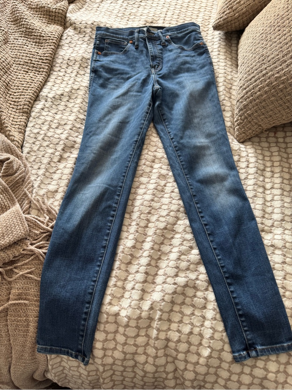 Madewell Women's Skinny Jeans in Medium Blue Wash